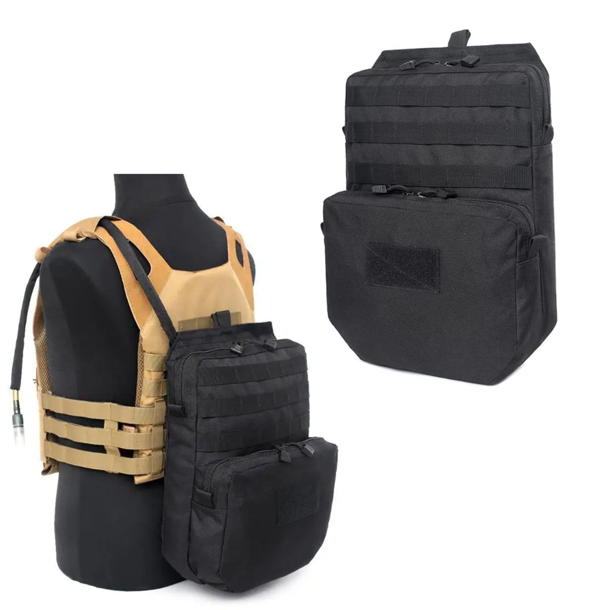 Outdoor Adventure Backpack - モールナイロンバッグ,アウトドアキャンプ用バックパック,狩猟用具,ベスト,EDCアクセサリー,ハイキング,旅行,サバイバルバッグ