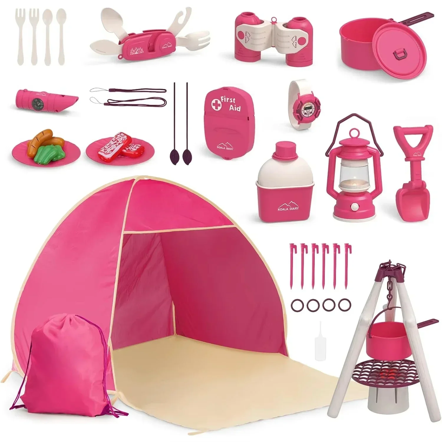 Outdoor Adventure Kit For Kids - ‌ 子供用アウトドア自然探検おもちゃセット ビーチ砂遊びツール キャンプ探検家 沿岸冒険 ‌