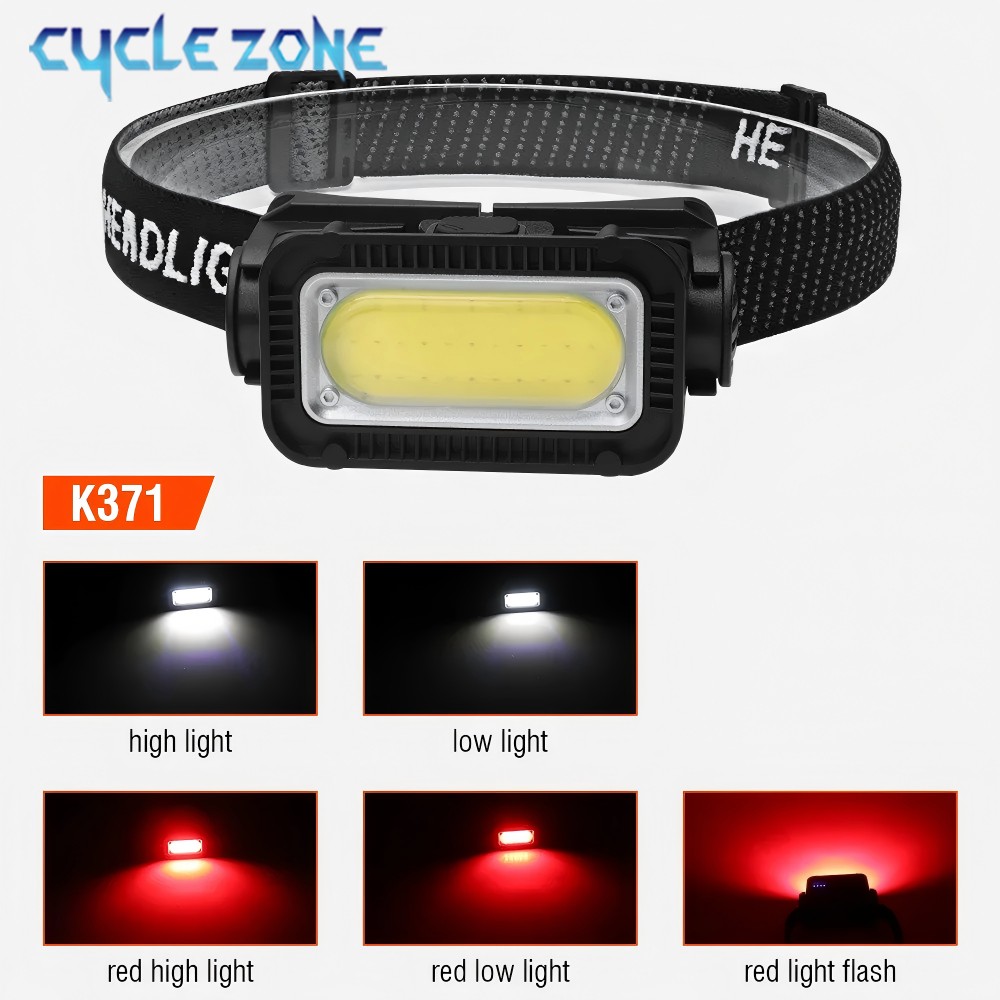 強力なヘッドランプ Type-C 充電ヘッドライト 5 モー - Outdoor Adventure Zone のレビューと価格