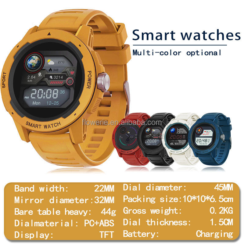 50m防水IP68タクティカルスポーツスマートウォッチ、アウ - Outdoor Adventure Sports のレビューと価格