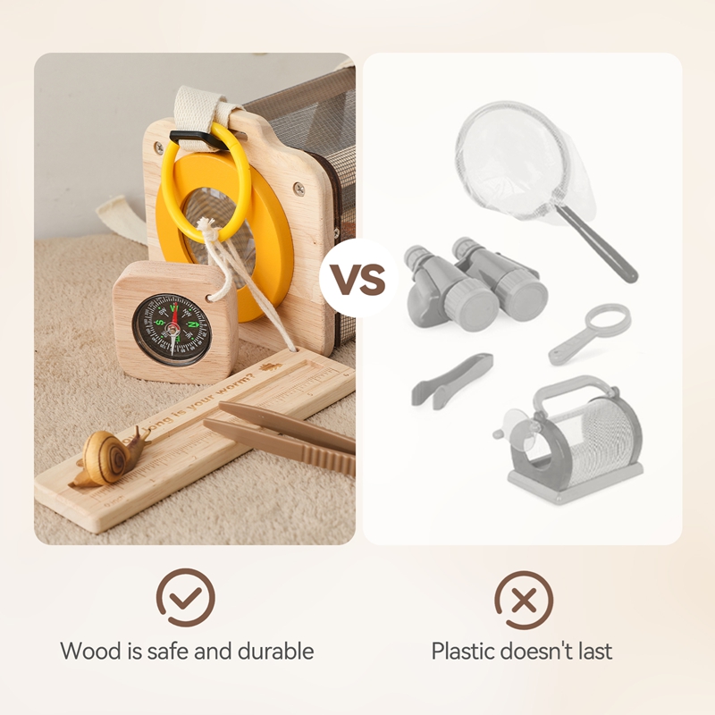 子供用アウトドア探検キット 昆虫と葉っぱの認知探求おもちゃ  - Outdoor Adventure Kit For Kids のレビューと価格