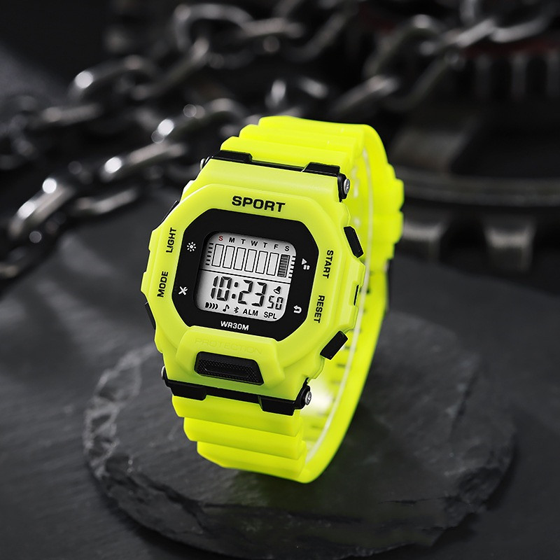 メンズデジタルスポーツウォッチ,防水,LED,多機能電子機器 - Outdoor Adventure Sports のレビューと価格