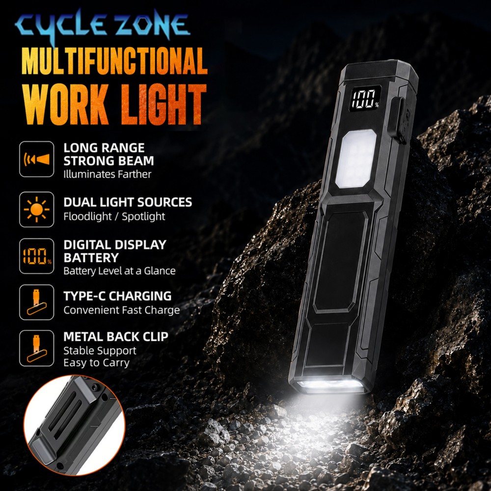 ポータブルポケットLED懐中電灯、Type-C充電式、デジタ - Outdoor Adventure Zone のレビューと価格