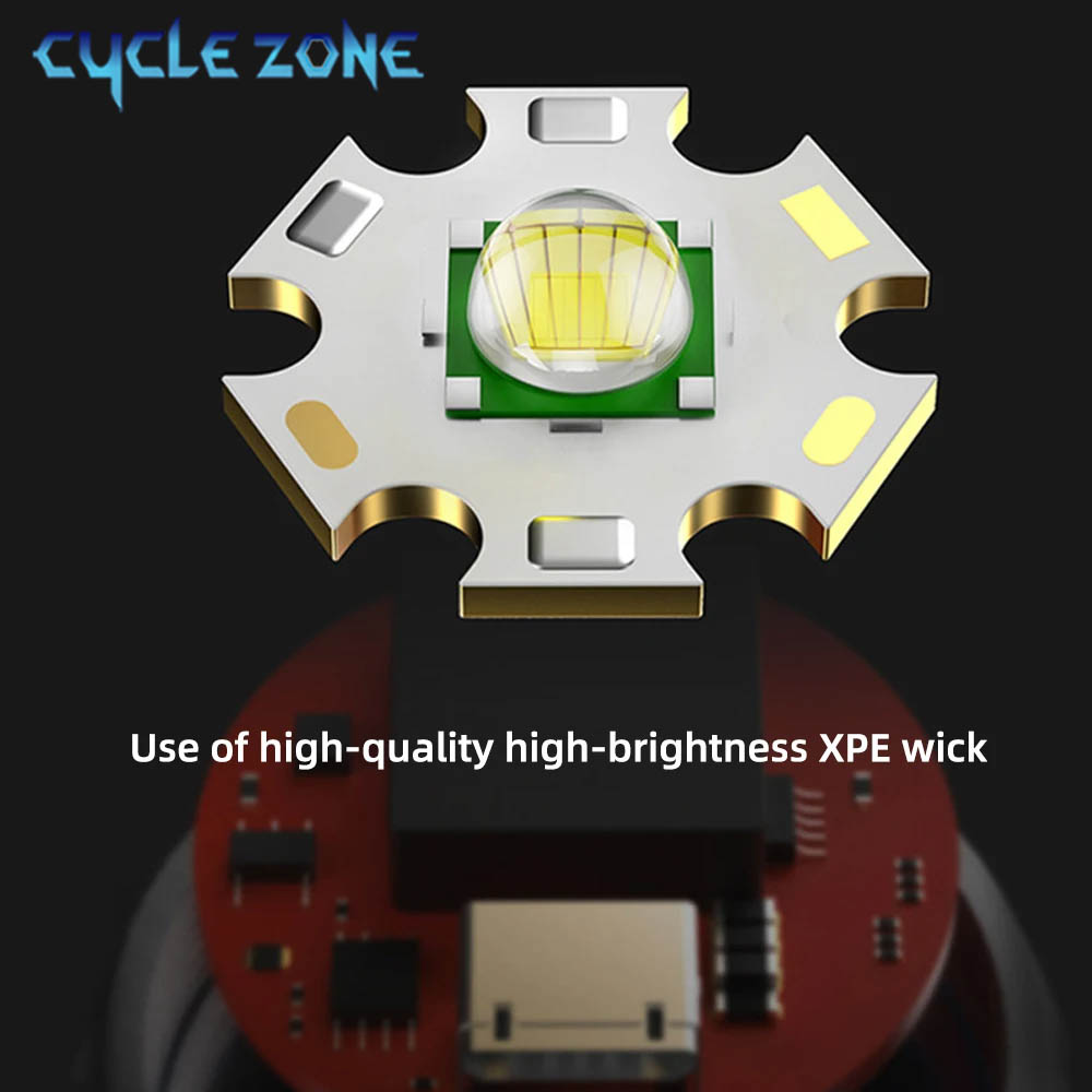 ポータブルLED懐中電灯 USB充電式懐中電灯 ズーム機能付 - Outdoor Adventure Zone のレビューと価格