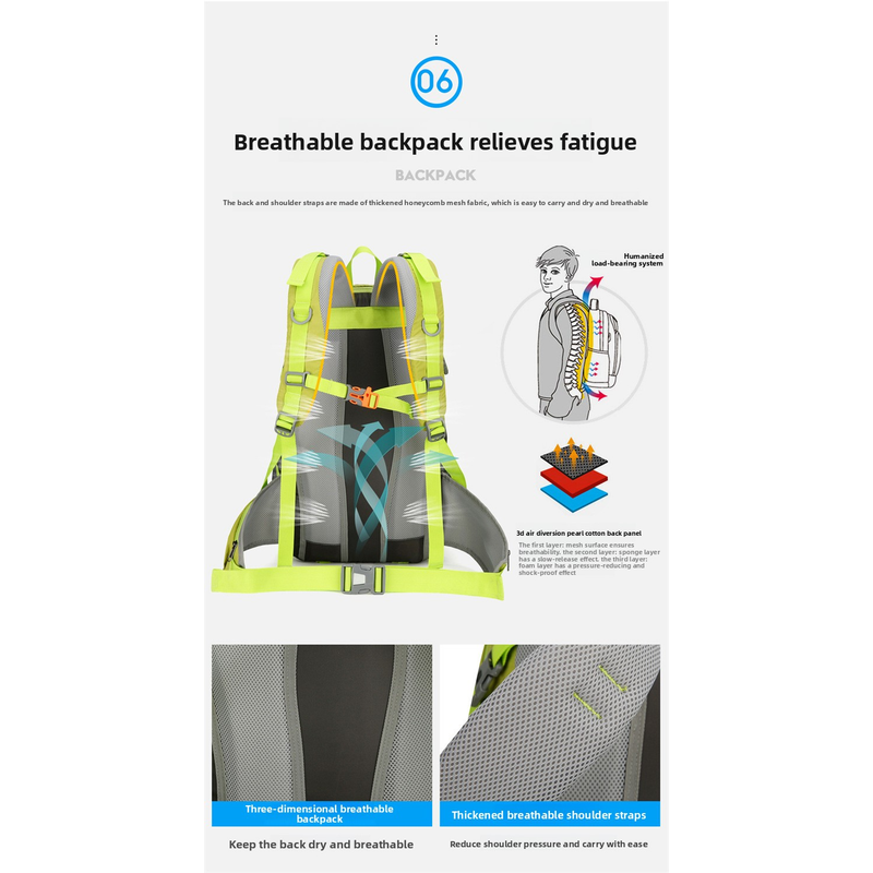 AZELA 36-55L ハイキングバックパック 大容量 軽 - Outdoor Adventure Backpack のレビューと価格